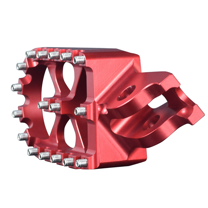 Các bộ phận sửa đổi CNC CNC CNC Ultra Specision Chi phí lớn Xử lý các bộ phận xe máy Off-Road đã sửa đổi bàn đạp chân không trượt