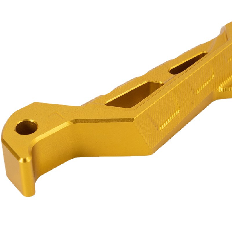 CNC sửa đổi bộ phận xe máy phía sau chân sau xoay bàn đạp lớn Phụ kiện xe máy Xử lý tùy chỉnh